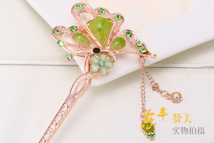 Retro cung điện cổ điển kẹp tóc cô dâu vương miện kim cương hoang dã tua bước cổ gió kẹp tóc phụ kiện trang sức scrunchies hoa cúc