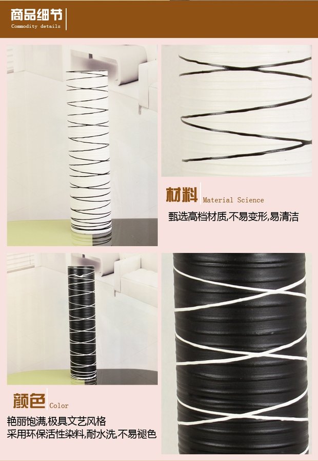 Nhựa Sticker Chải Hoa Hoa Pot Pot Bình Hoa Trong Nhà Hoa Hoa Pot Trang Trí Hoa - Vase / Bồn hoa & Kệ chậu sứ lớn trồng cây