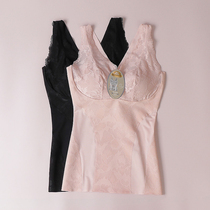 Womens summer ultra-thin half body top with bra shaping waist waist vest slimming underwear