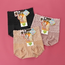  Womens underwear Mid-high waist summer belly pants small belly strong summer thin shapewear Lace briefs