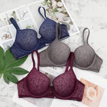 Big chest small bra thin summer super thin Cup sexy lingerie lace seduction without sponge Summer Lady Bra