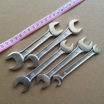 Manufacturer direct chrome plated opening wrench forged high strength 45#钢叉扳手两用配套家用维修