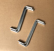 Galvanized Z-shaped inner hexagon wrench 4 Number 5 6 two-in-one Z type inner hexagon L type inner six feet