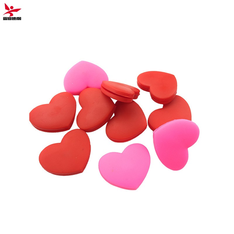 Tennis Racket Heart-shaped Silicone Shock Absorbers Shock Absorbers Red Hearts Shock Absorbers Powder Red Shock Absorbers