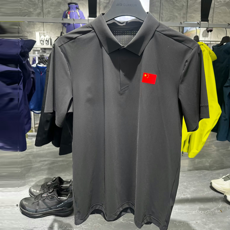 Anta Champion All-Weather Men's Clothing 2026 Summer New Ice Skin Technology Business Short-Sleeved Polo Shirt 152620112