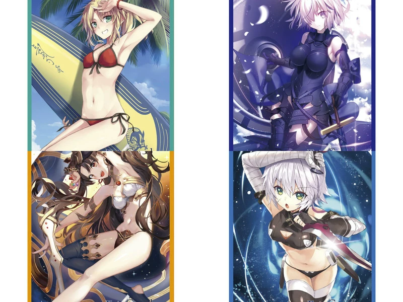 Кард кейс FGO Модред Изхар Каишоу Джек Щит Ниан Ма Сю