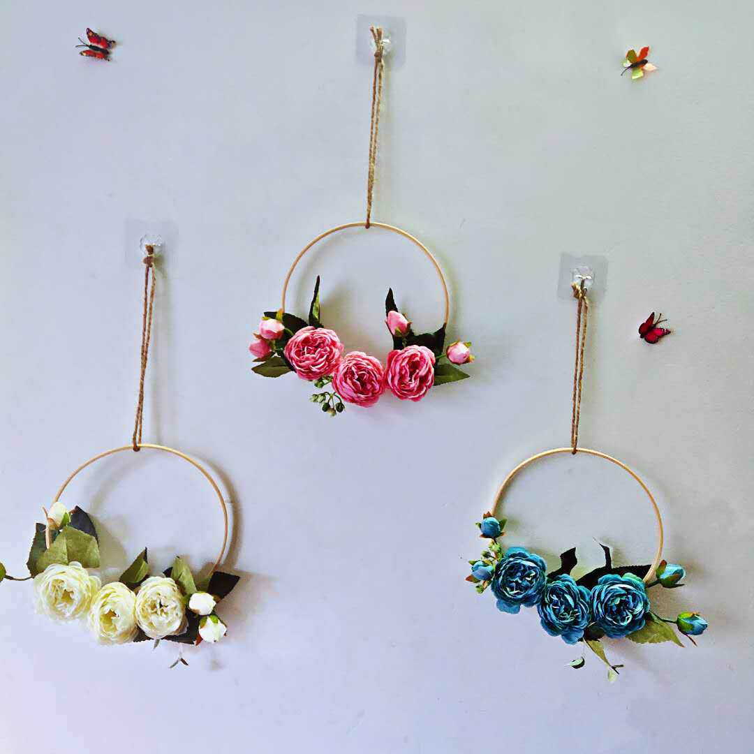 Living Room Wall Decoration Simulation Green Plant Pendant Dining Hall Wall Bedroom Wall Room Wall Decoration Creative Plant Hanging Decoration