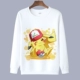 Pikachu áo len nam và nữ những người yêu thích Pokemon mùa thu và mùa đông dài tay
