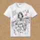 Áo thun múa kiếm Yuezong ba ngày gần Xiaohu Maru Maru Guo Yong áo thun ngắn tay nam và nữ quần áo anime xung quanh - Carton / Hoạt hình liên quan