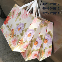 Large clothing paper bag gift bag womens thick white cardboard handbag 10 bags new clothing store bag