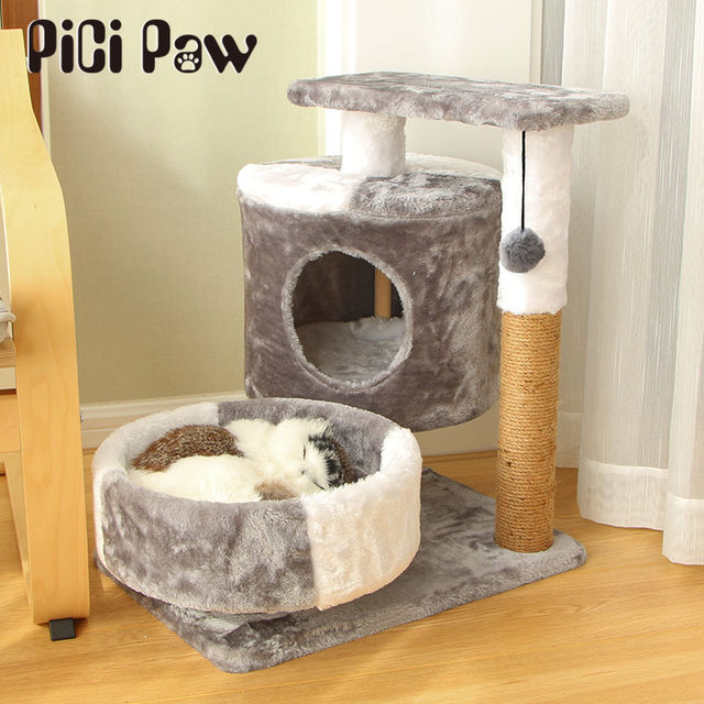 Cat rack, cat climbing frame, small cat nest, cat tree, all-in-one cat ...