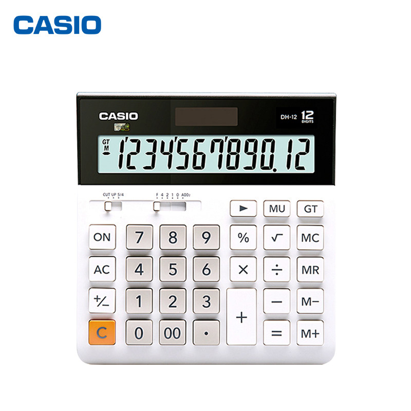 casio CASIODH-12 MH calculator ultra-wide office business courtesy solar computer