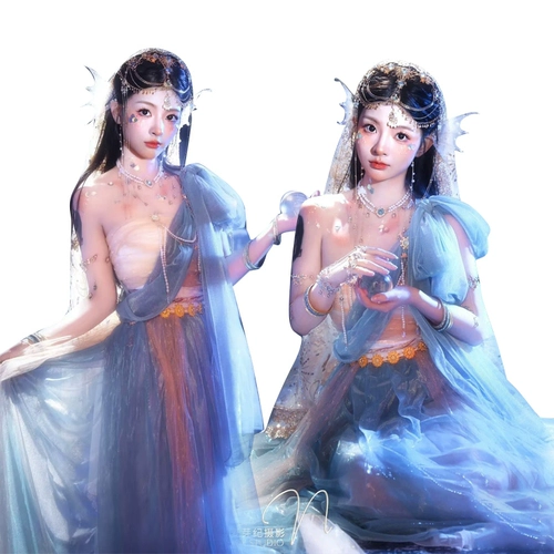 Русалка принцесса Западный регион Wuji Elf Photo Версия Na Sanya Seaside Travel Photography Photograph