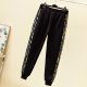 Plus size women's clothing plus velvet thickening western fashion harem pants slightly fat sister mm all-match slim sports feet trousers