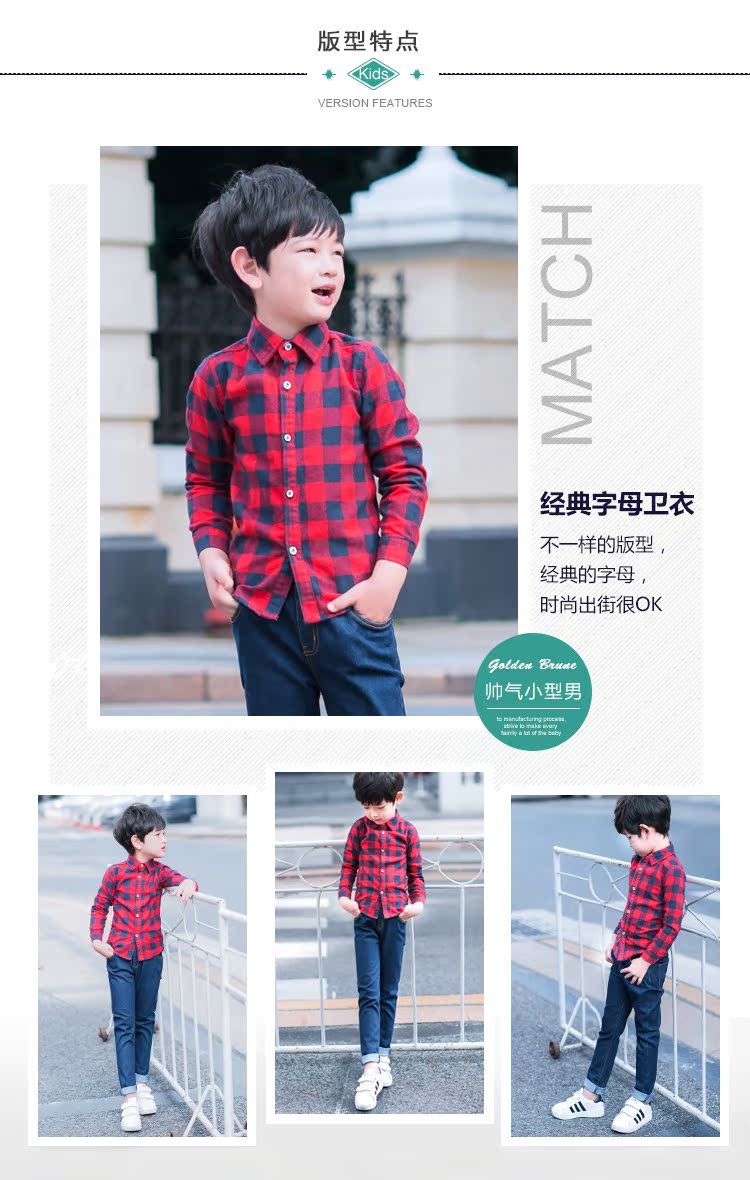 Chemise garcon GOLDEN BRUNO à manche longue - Ref 2078644 Image 9