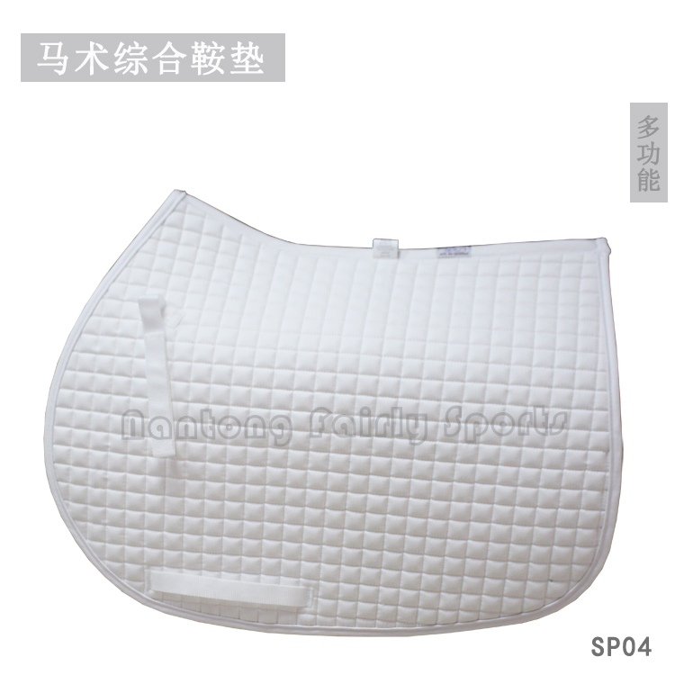 Equestrian sweat pad white saddle pad pad and walking barrier sweating breathable shock absorption horse race mat