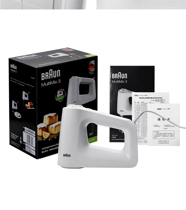 máy khuấy bột Braun / Baron HM3000 Hộ gia đình cầm tay Máy đánh trứng điện Máy trộn kem Máy trộn Eggbeater máy đánh trứng hãng nào tốt