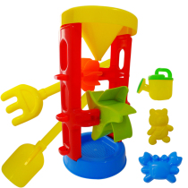 Childrens cassia hourglass tool baby playing with sand digging sand playing with water big funnel shovel beach toy set