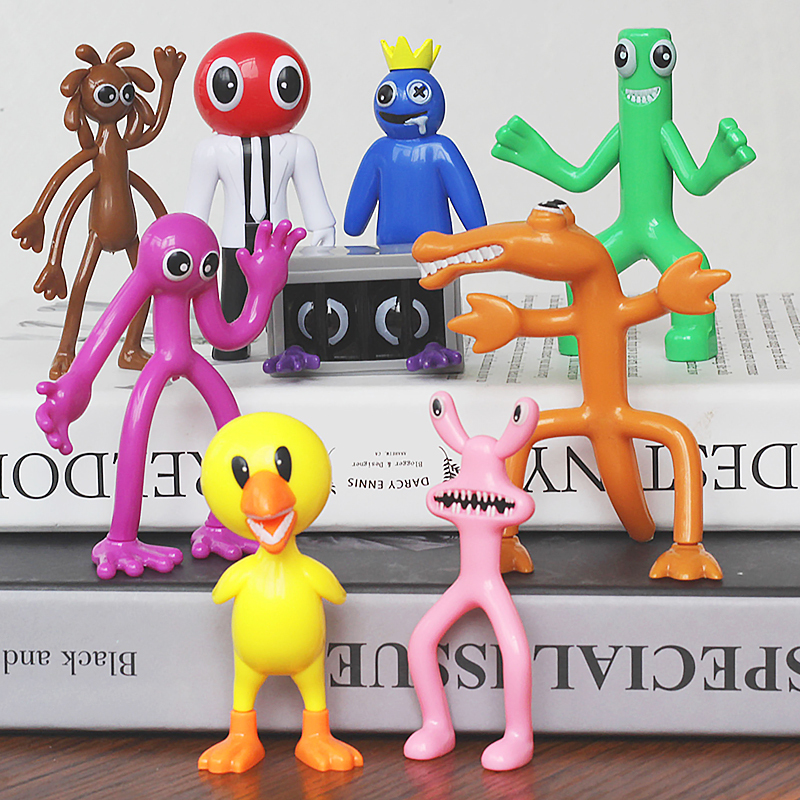 Rainbow Friends Buddy Doll Blue Friends Darkroom Monster Figure Model Game Doll Cake Decoration Toy
