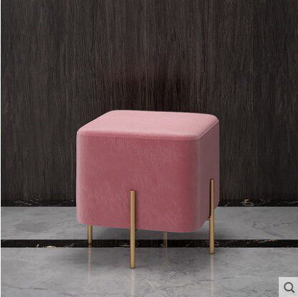 Nordic net red manicure chair changing shoe stool simple modern door wearing shoe stool entering the door bench bedroom bed end stool