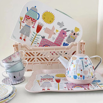 Domestic spot French Vilac Susi music tea set house toy teapot tea cup teapot afternoon tea