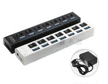 USB3 0 HUB splitter 7 mouth 35 instrumental with independent switch laptop expansion card