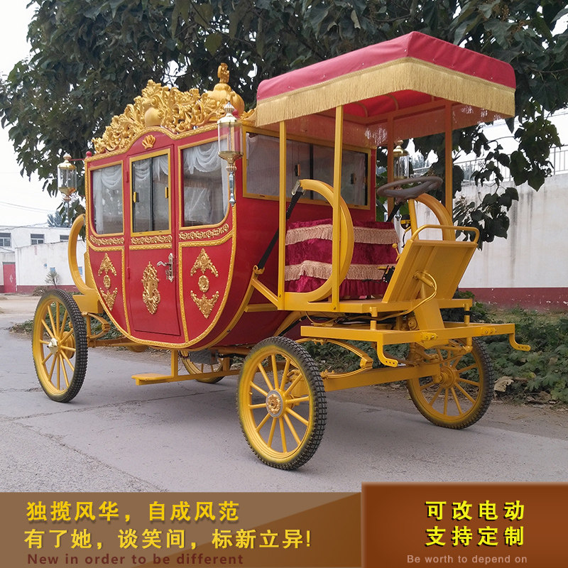 Electric-inflatable tyre royal carriage wedding wedding wedding wedding carriage photography