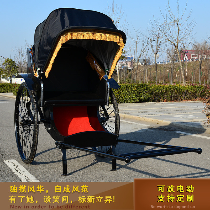 Antique rickshaw Republic of China Kola passenger tourist scenic Area Wedding photography props Hotel retro rickshaw