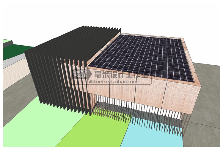 DB08237 电影院剧场SU模型 剧院音乐厅礼堂现代欧式 sketchup建...-1