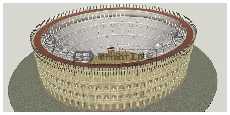 DB08240教堂古堡城堡 SU模型 西方欧式古建塔楼酒堡-6