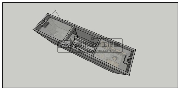 DB08150 大师作品 著名建筑 SU模型 萨伏伊流水别墅 sketchup建...-19