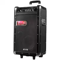 Hiệu suất Tây đòn bẩy sạc guitar vuông để hát bài hát mới guitar 100W loa ngoài trời chơi nhạc cụ âm thanh di động - Loa loa loa kéo sony