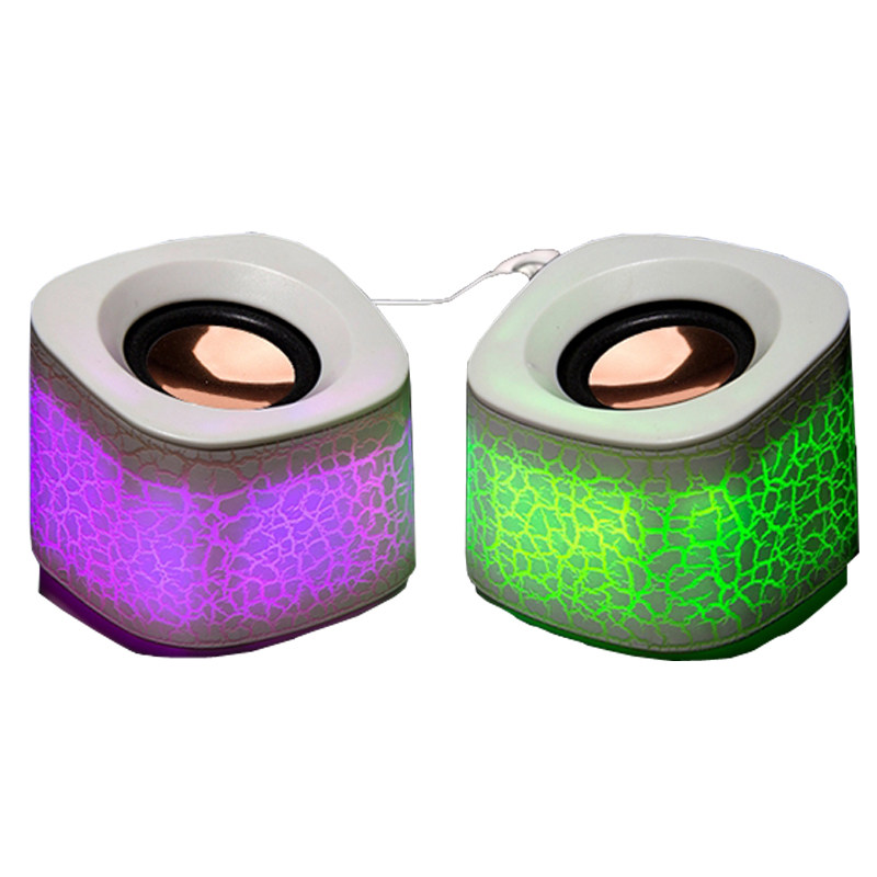 Desktop Small Sound Portable Phone Desktop Computer Low Sound Gun Mini Dazzling Sound Box Home Note Multipurpose Speaker