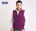 Áo vest nam và nữ tăng mùa thu và mùa đông lông cừu siêu thị dụng cụ áo liền quần quảng cáo vest vest hai mặt áo khoác lông Áo vest cotton