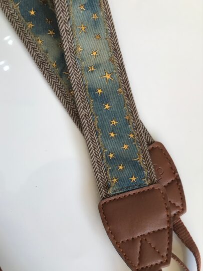 Retro Denim Camera Shoulder Strap Travel Mirrorless Camera Xs10Xs20 High-Definition Camera Universal Camera Shoulder Strap Strap