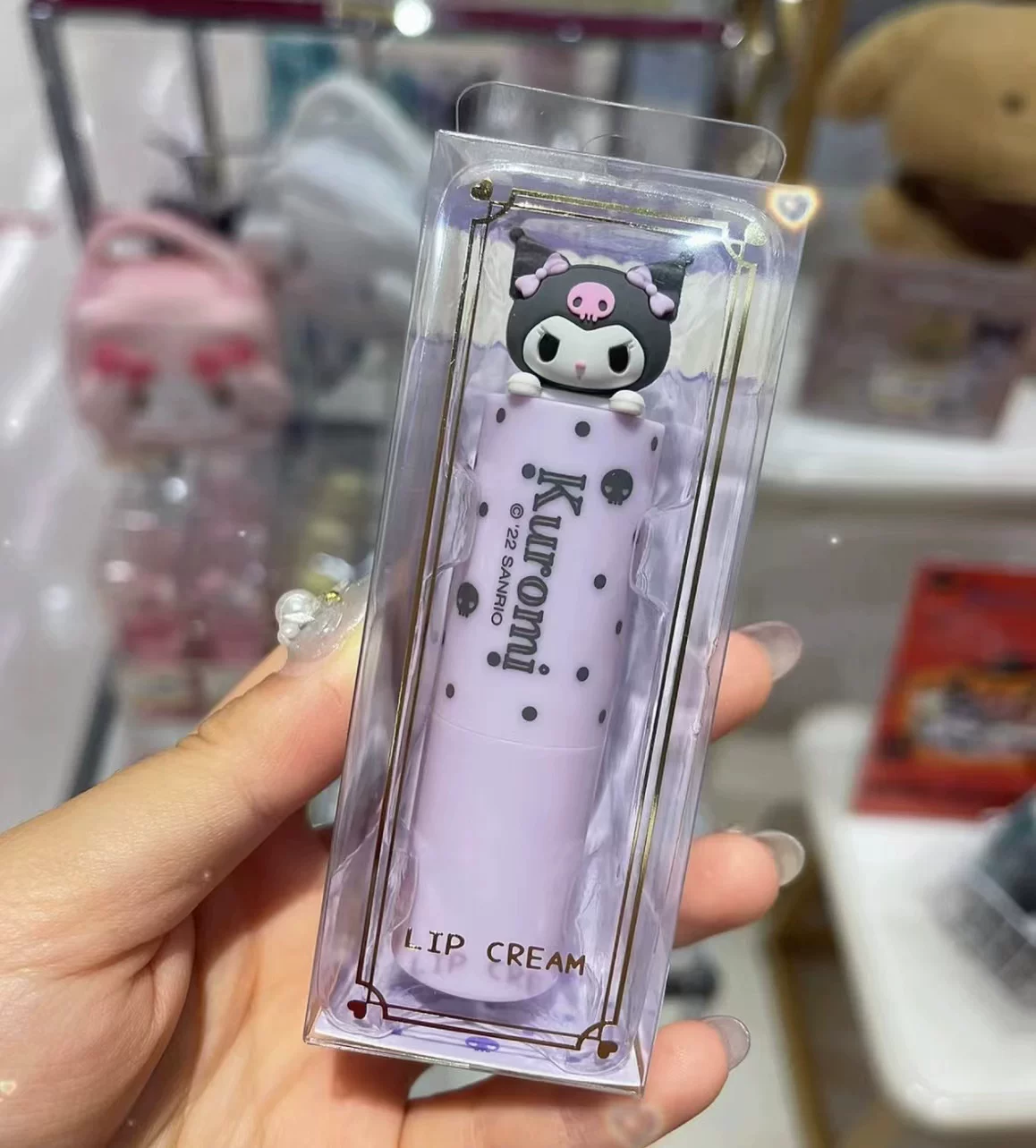 Sanrio, японский увлажняющий бальзам для губ, крем для рук, 3г