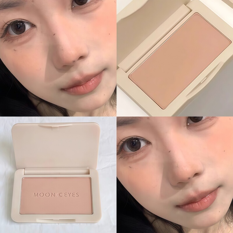 Clear and Clean Everyday Look, Nude Apricot Color! Mooneyes Blush 2026 New Popular Color That Expands and Contracts