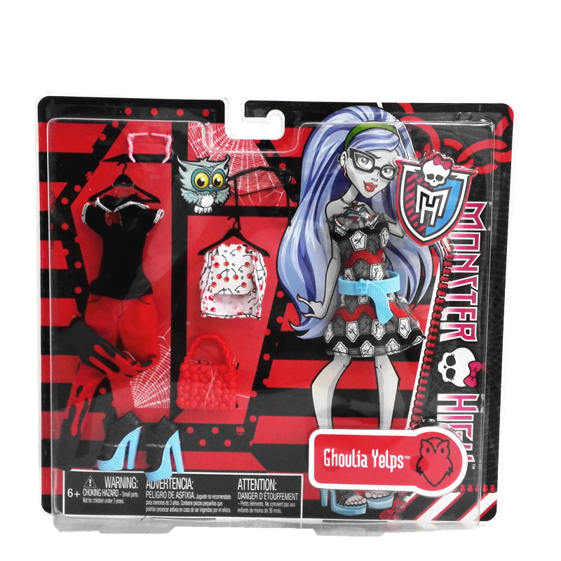 Mattel chính hãng Barbie quái vật high school phụ kiện quần áo với y0402 cô gái đồ chơi bốn có thể chọn bup be nga
