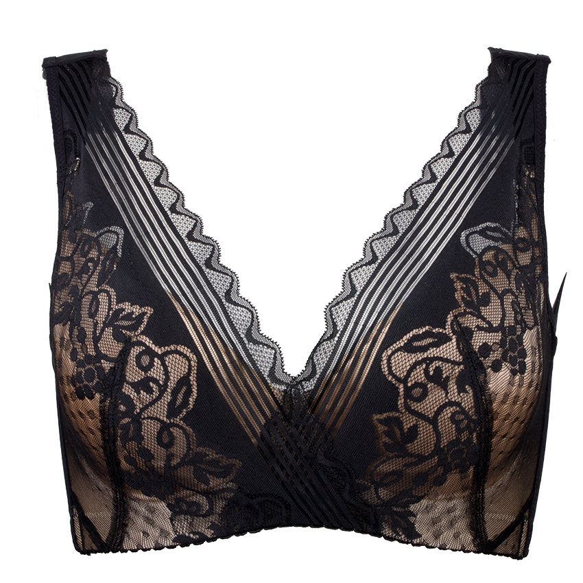 Nhãn cắt chính hãng kích thước lớn 8337 với các mẫu áo vest bằng thép tập hợp D cup bra 75D80D85D Bra cho người béo