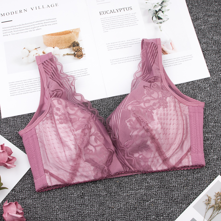Nhãn cắt chính hãng kích thước lớn 8337 với các mẫu áo vest bằng thép tập hợp D cup bra 75D80D85D Bra cho người béo