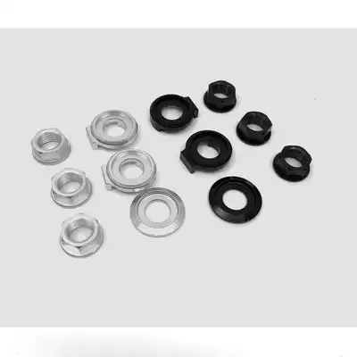 UnionJack Small cloth Brompton Rear wheel CNC nut limit gasket combination External variable 2-speed wheel set