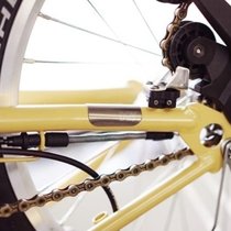 Korea NOV folding car modified with E - Type titanium alloy rear fork protective paste