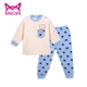 Bộ đồ lót cho bé mèo Bộ quần áo trẻ em cotton mùa thu mùa thu ấm áp Quần áo trẻ em bé trai và bé gái mặc quần áo trẻ em áo kiểu cho be gái