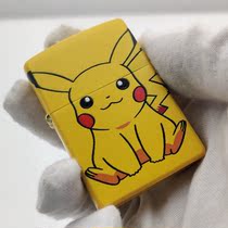 Zippo lighter genuine color printing Pikachu robot Cat personality creative custom DIY engraved word photo