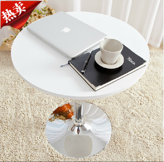 Office furniture conference table round office table simple negotiation table and chairs white small disc table lift paint table