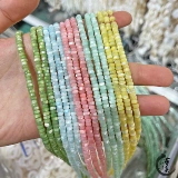 Натуральные синие желтые розовые бусины ручной работы, аксессуар, аксессуары