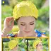 Thời trang hàn quốc mùa xuân mũ bơi hoa cánh hoa dài tóc mũ bơi nữ handmade ba chiều hoa bơi kích thước lớn mũ bơi - Mũ bơi Mũ bơi