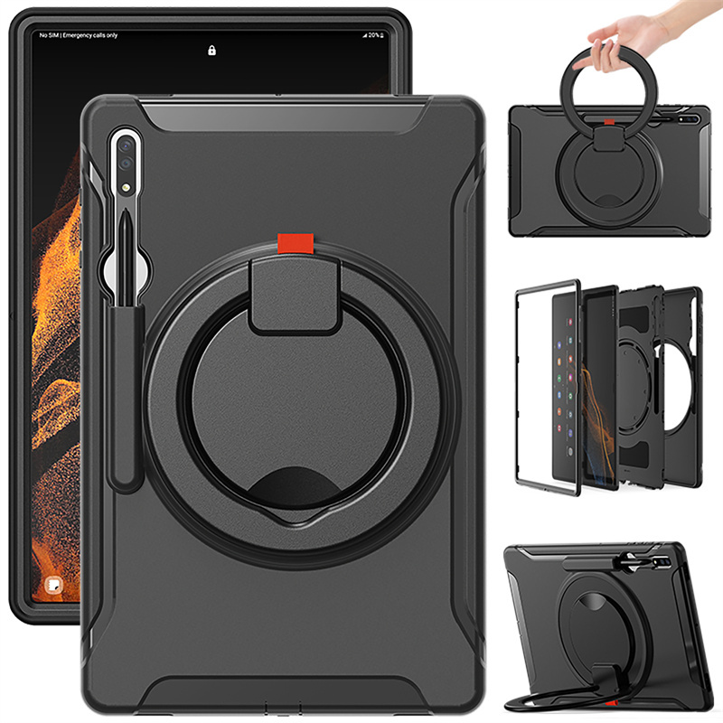 Protective Case Suitable for Samsung Tab S8 Ultra, Horizontal and Vertical Support, Anti-Fall, 14.6inch X900 Tablet Case