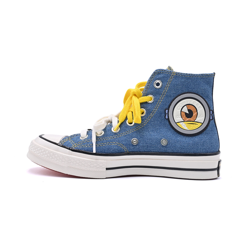 Converse Minions Collaboration 70 Snl High-Top Versatile Casual Sports Canvas Shoes A21402C