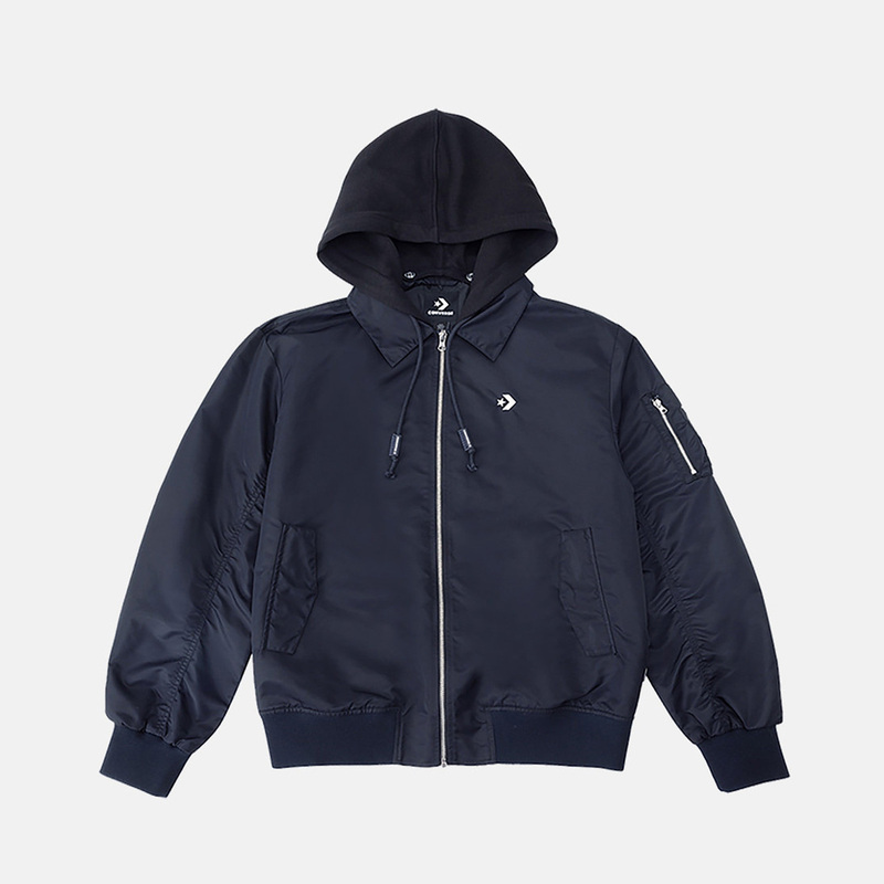 Converse Men's and Women's Casual Jackets, Loose and Comfortable Sports Jackets, Hooded Jackets Mcj414-Ghm